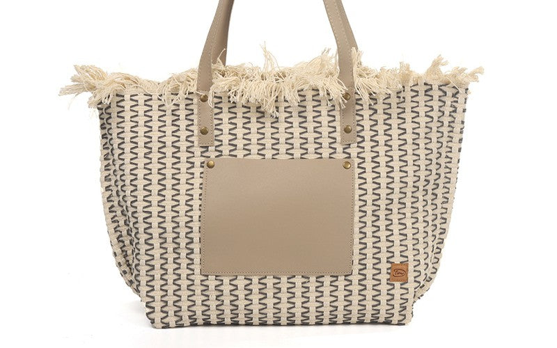 I'm dutch tas newport antraciet beige