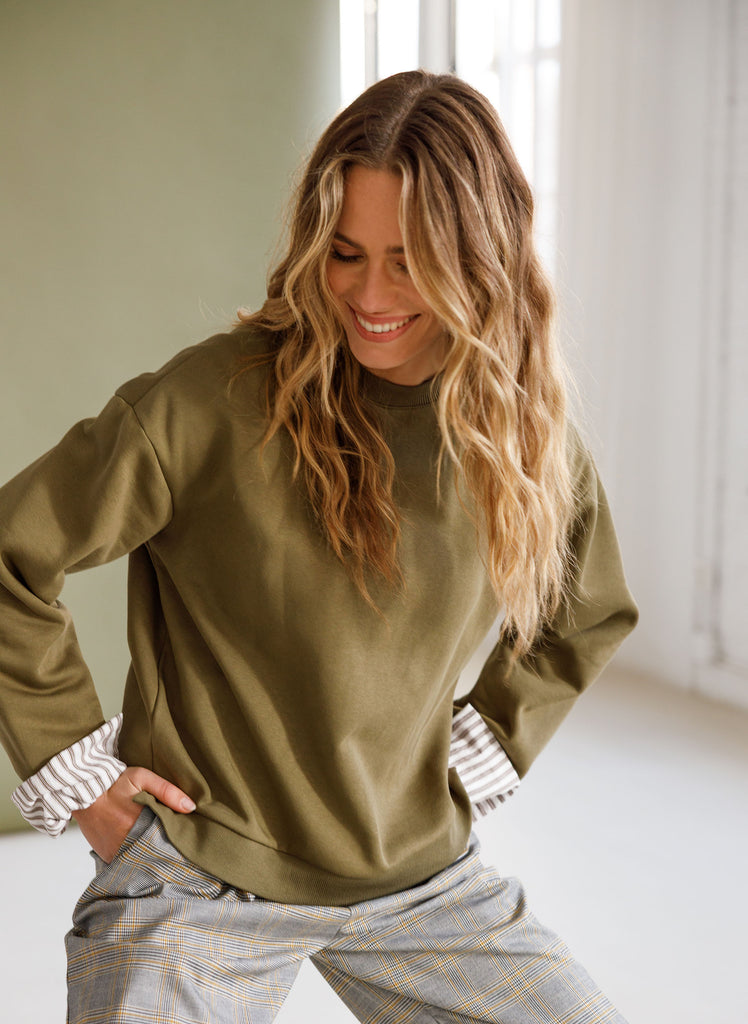 Ivy Beau top hena groen