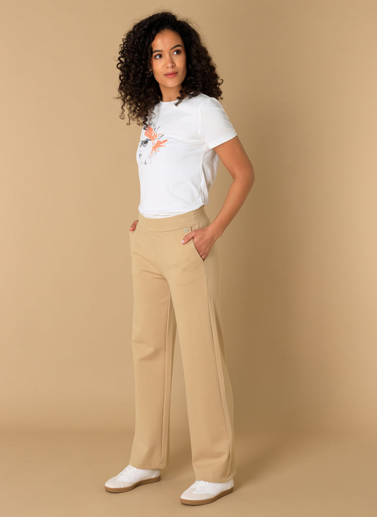 Ivy beau broek paige beige