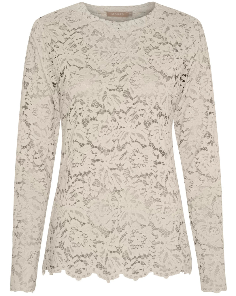 Marta du château top beige