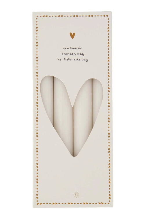 set-van-rustieke-kaarsen-20cm