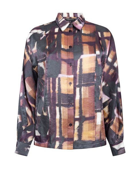 Tramontana blouse floral paars