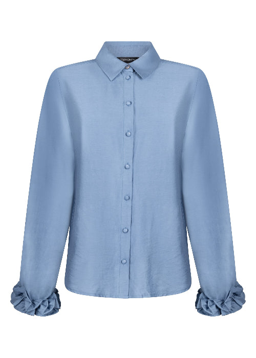 tramontana-blouse-mouwen-blauw