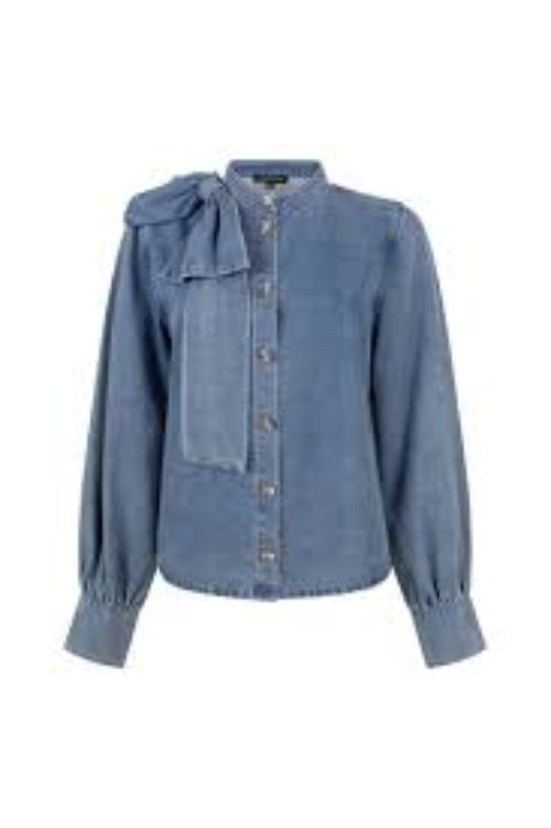tramontana-blouse-strik-blauw