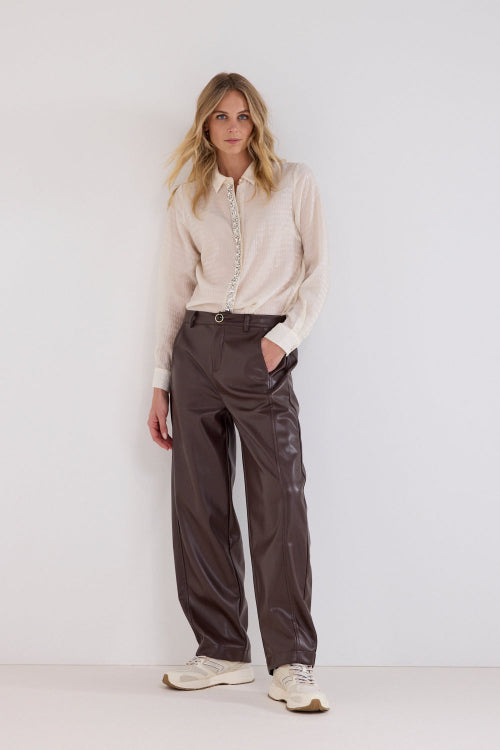 tramontana-broek-kunstleer-bruin