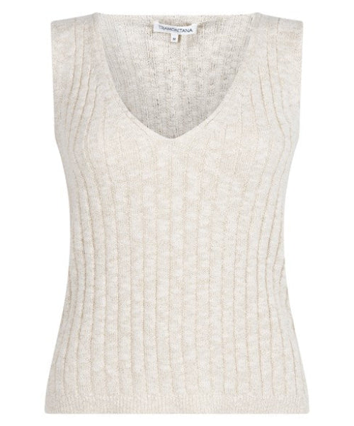 tramontana-v-neck-singlet-lurex-beige
