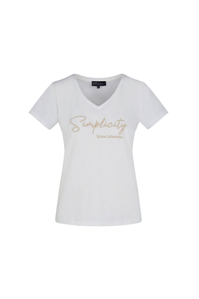 Elvira t-shirt simplicity off white