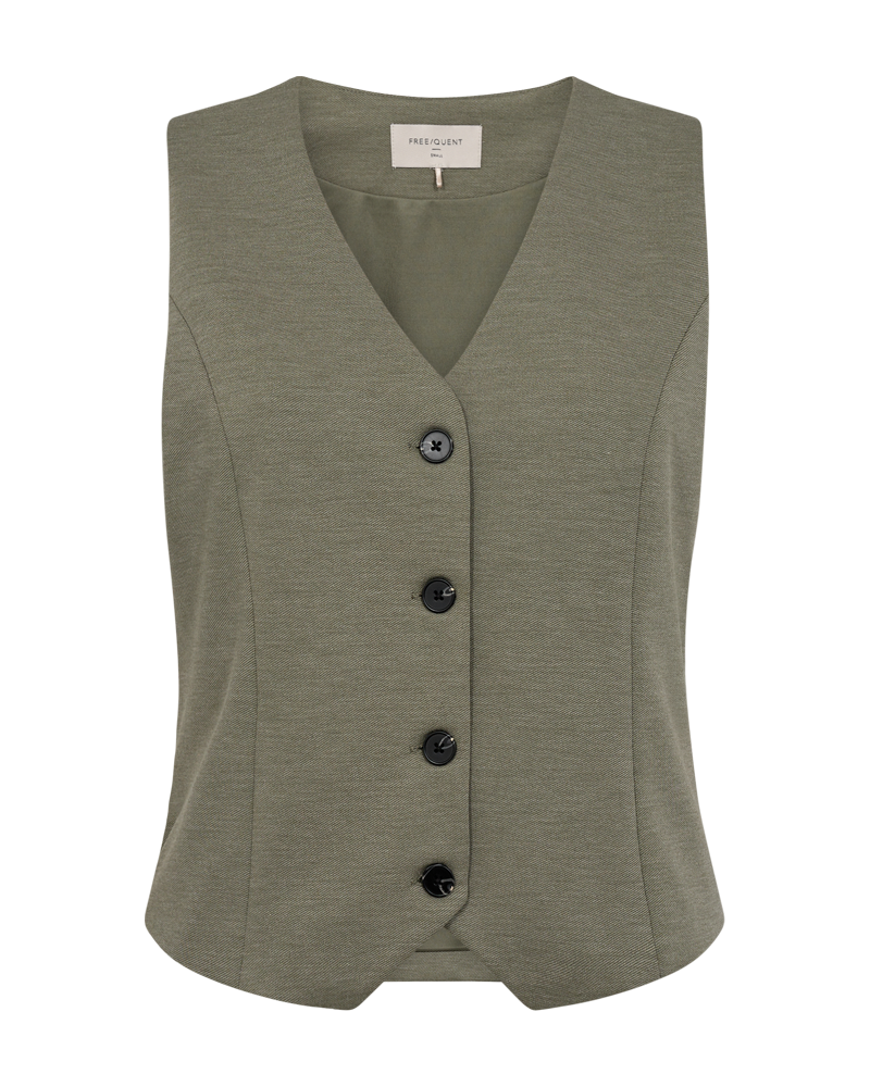 Freequent gilet nanni groen