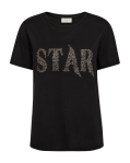 Freequent T-shirt star-tee zwart