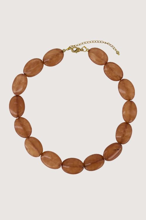 zusss-platte-kralenketting-bruin