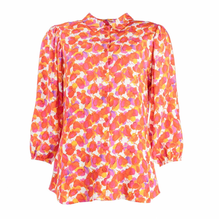 Ned blouse mayliera oranje/rood