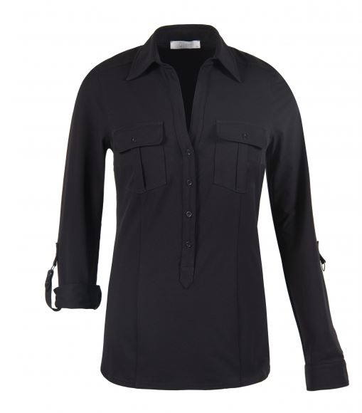 TQ travel blouse zwart - Greet